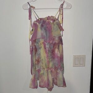 Multicolor Tie-Dye Dress